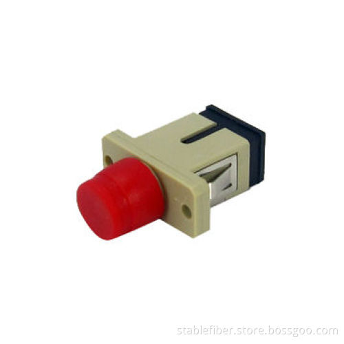 Fiber-optic Adapter with SC-FC and Simplex Types, Suitable for ODF, Available in Compact Design